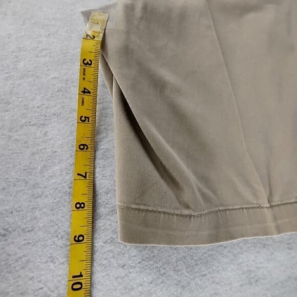 Izod Saltwater Stretch Men's Cotton Spandex Tan 4 Pocket Shorts Size 34 - Picture 10 of 13